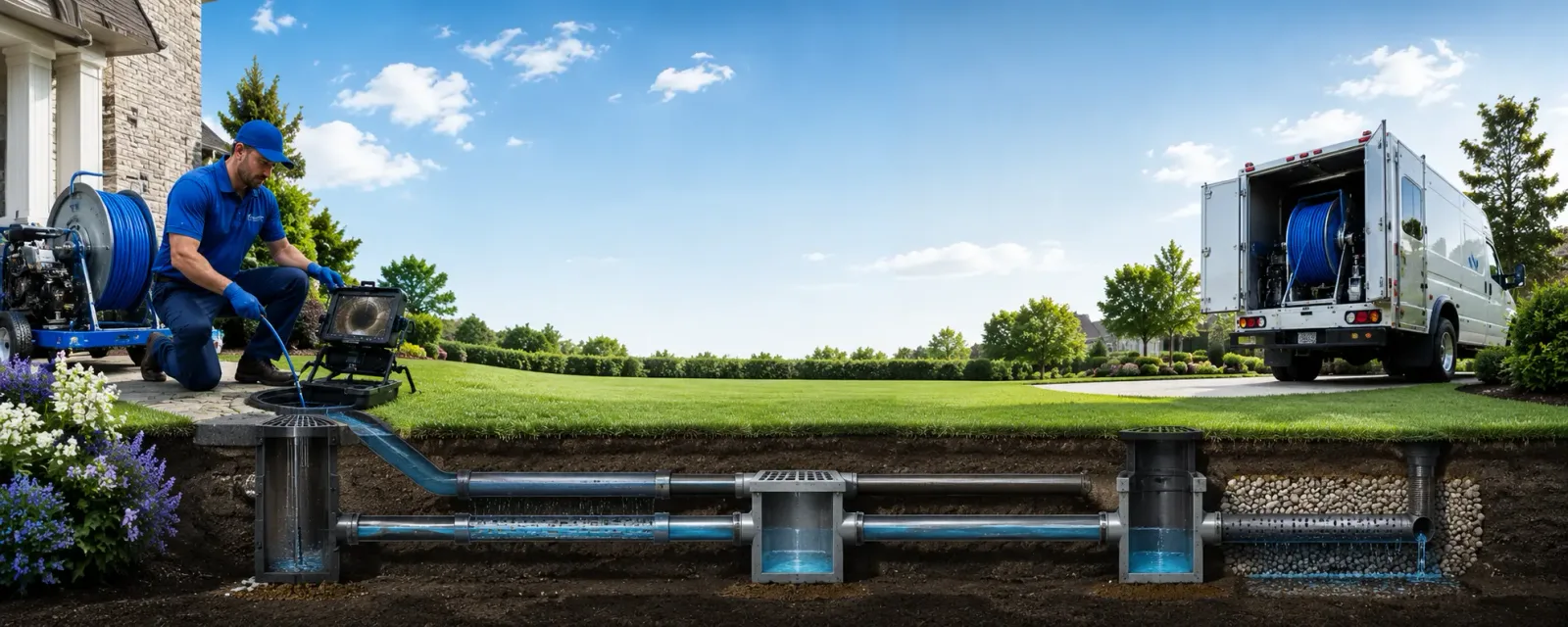 Outdoor drain cleaning information for Addison, ME